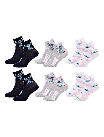 Chaussettes Pack Femme LILO ET STITCH - Pack de 9
