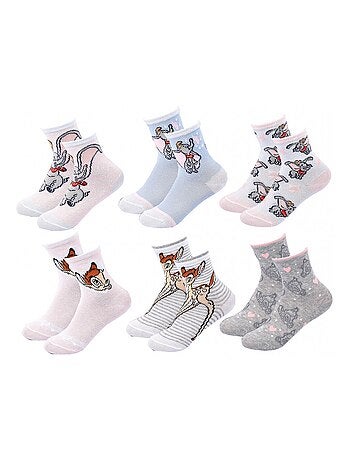 Chaussettes Pack Fille DISNEY CLASSIC - Pack de 6