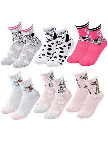 Chaussettes Pack Fille DISNEY CLASSIC - Pack de 6