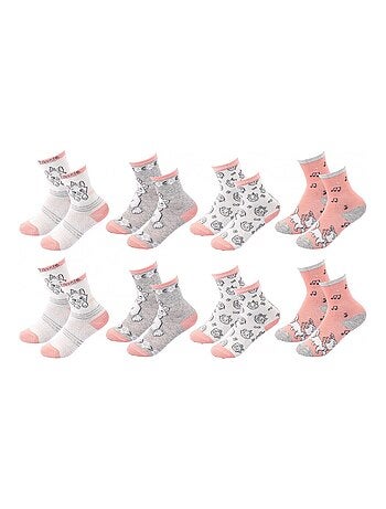 Chaussettes Pack Fille DISNEY CLASSIC - Pack de 8