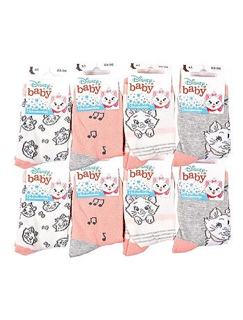Chaussettes Pack Fille DISNEY CLASSIC - Pack de 8