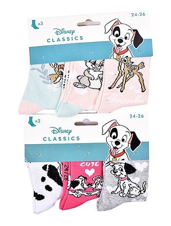 Chaussettes Pack Fille DISNEY CLASSIC - Pack de 9