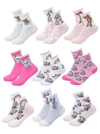 Chaussettes Pack Fille DISNEY CLASSIC - Pack de 9