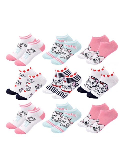Chaussettes Pack Fille DISNEY CLASSIC - Pack de 9 - Kiabi