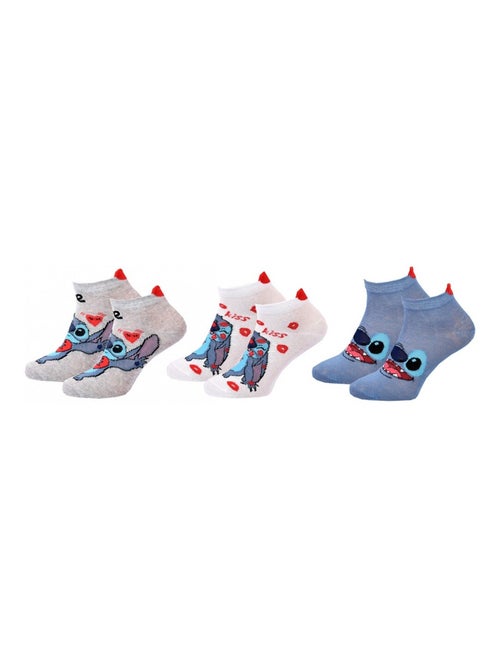 Chaussettes Pack Fille DISNEY LILO ET STITCH Pack de 3 - Kiabi