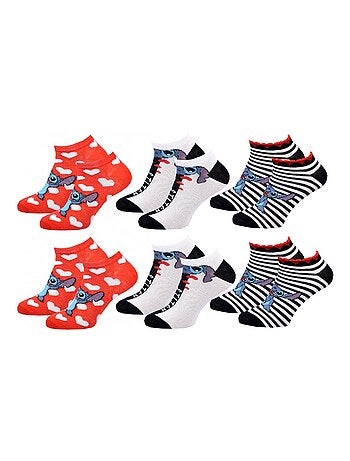 Chaussettes Pack Fille DISNEY LILO ET STITCH Pack de 6