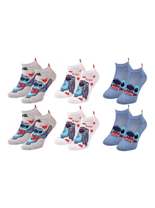 Chaussettes Pack Fille DISNEY LILO ET STITCH Pack de 6 - Kiabi