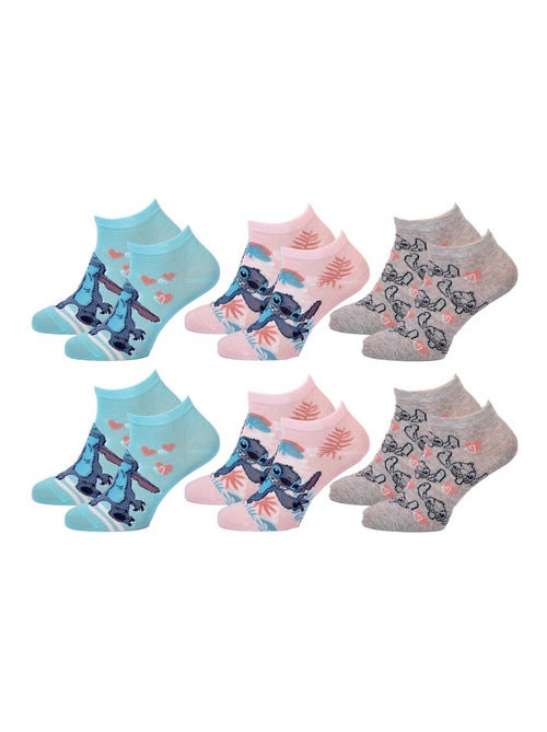 Chaussettes Pack Fille DISNEY LILO ET STITCH Pack de 6 - Kiabi