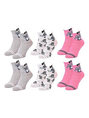 Chaussettes Pack Fille DISNEY LILO ET STITCH Pack de 6
