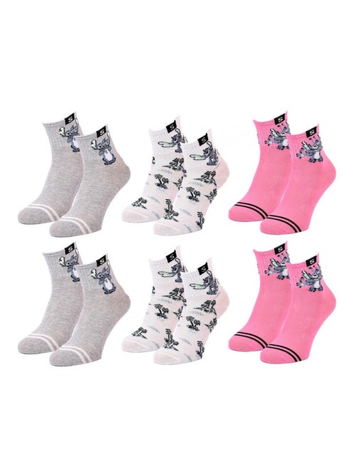 Chaussettes Pack Fille DISNEY LILO ET STITCH Pack de 6 - Kiabi