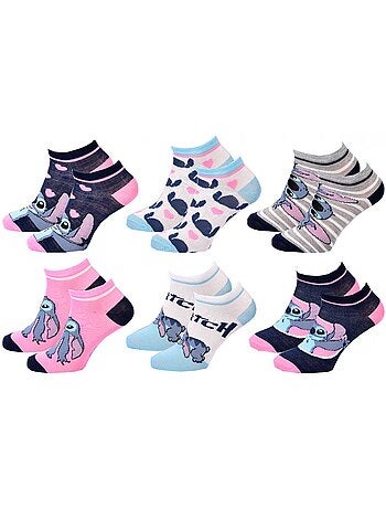 Chaussettes Pack Fille DISNEY LILO ET STITCH Pack de 9