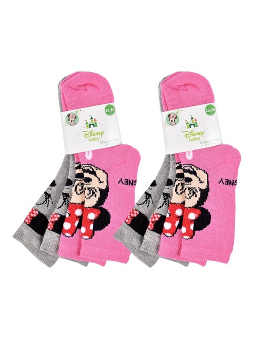 Chaussettes Pack Fille DISNEY MINNIE Pack de 4 Paires - Kiabi