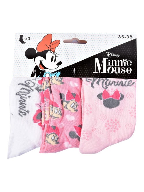 Chaussettes Pack Fille DISNEY MINNIE Pack de 6 Paires - Kiabi