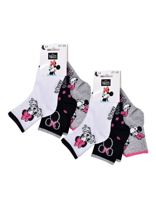 Chaussettes Pack Fille DISNEY MINNIE Pack de 6 Paires - Kiabi