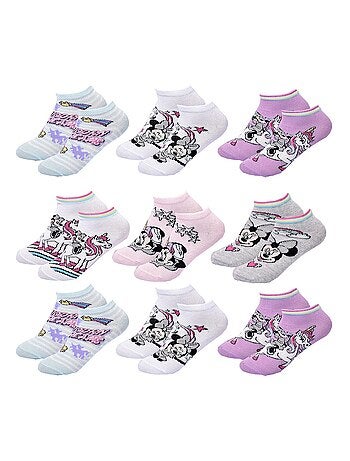 Chaussettes Pack Fille DISNEY MINNIE Pack de 9 Paires
