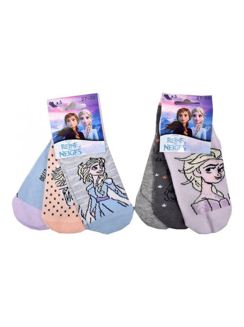Chaussettes Pack Fille LA REINE DES NEIGES - Pack de 6 - Kiabi