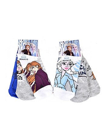 Chaussettes Pack Fille LA REINE DES NEIGES - Pack de 9