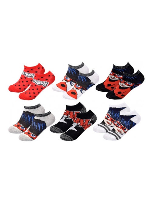 Chaussettes Pack Fille MIRACULOUS - Pack de 6 - Kiabi