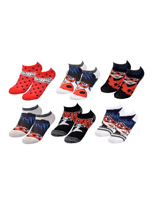 Chaussettes Pack Fille MIRACULOUS - Pack de 6 - Kiabi