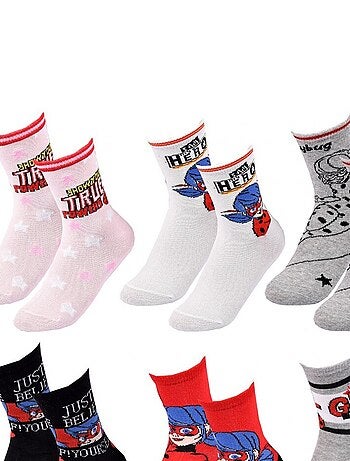 Chaussettes Pack Fille MIRACULOUS - Pack de 6