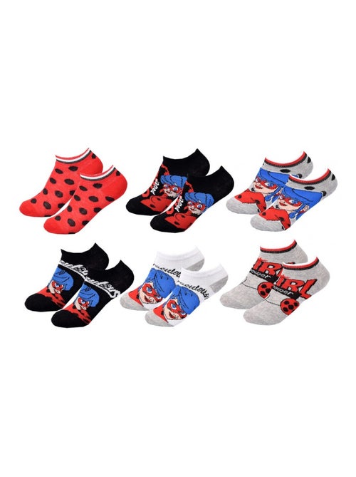 Chaussettes Pack Fille MIRACULOUS - Pack de 6 - Kiabi