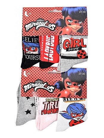 Chaussettes Pack Fille MIRACULOUS - Pack de 9