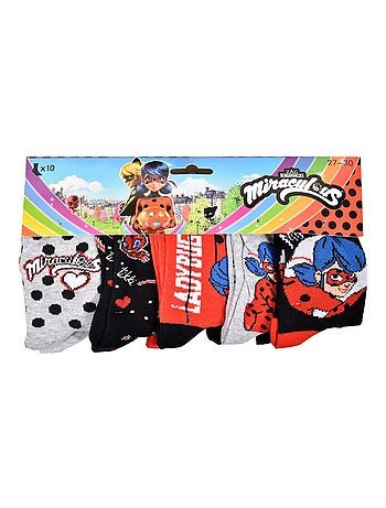 Chaussettes Pack Fille MIRACULOUS - Pack de 9