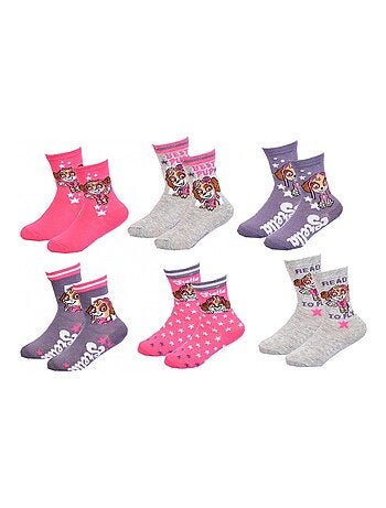 Chaussettes Pack Fille PAT PATROUILLE - Pack de 6