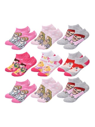 Chaussettes Pack Fille PRINCESSES DISNEY - Pack de 9
