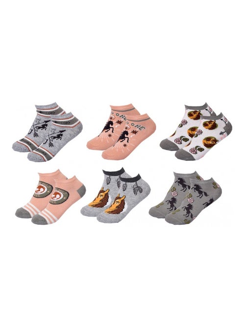 Chaussettes Pack Fille SPIRIT - Pack de 6 - Kiabi