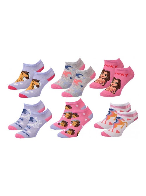 Chaussettes Pack Fille SPIRIT - Pack de 6 - Kiabi