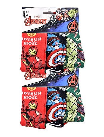 Chaussettes Pack Garçon AVENGERS - Pack de 6