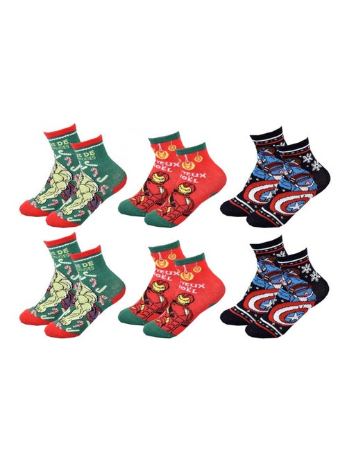 Chaussettes Pack Garçon AVENGERS - Pack de 6 - Kiabi