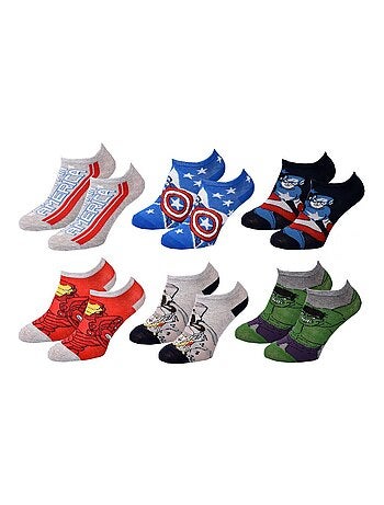 Chaussettes Pack Garçon AVENGERS - Pack de 6