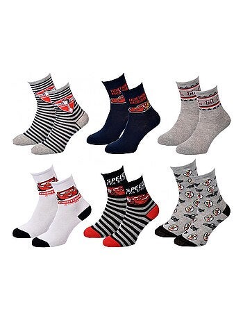 Chaussettes Pack Garçon CARS - Pack de 6