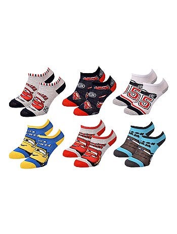 Chaussettes Pack Garçon DISNEY CARS Pack de 6 Paires