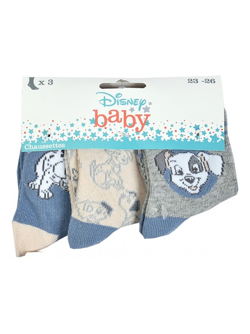 Chaussettes Pack Garçon DISNEY CLASSIC - Pack de 6 Gris Gris anthracite Blanc - Kiabi