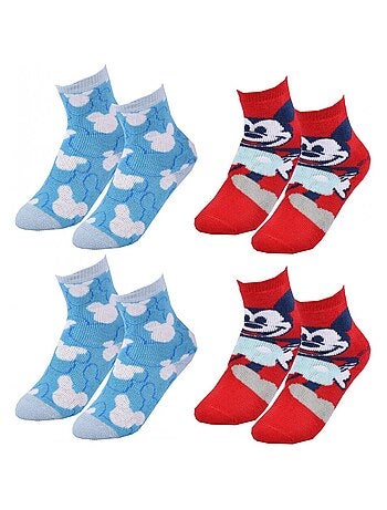 Chaussettes Pack Garçon DISNEY MICKEY MOUSE - Pack de 4
