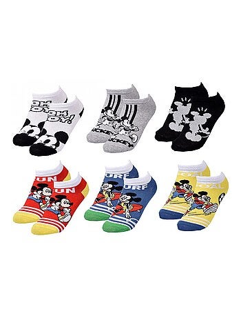 Chaussettes Pack Garçon DISNEY MICKEY MOUSE - Pack de 6
