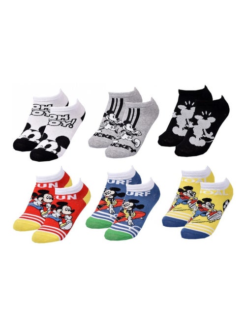 Chaussettes Pack Garçon DISNEY MICKEY MOUSE - Pack de 6 - Kiabi