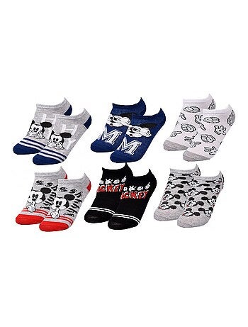 Chaussettes Pack Garçon DISNEY MICKEY MOUSE - Pack de 6