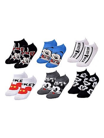 Chaussettes Pack Garçon DISNEY MICKEY MOUSE - Pack de 6