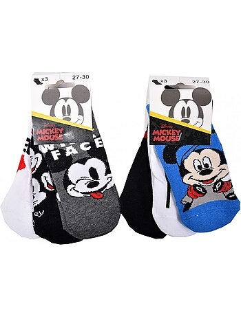Chaussettes Pack Garçon DISNEY MICKEY MOUSE - Pack de 9