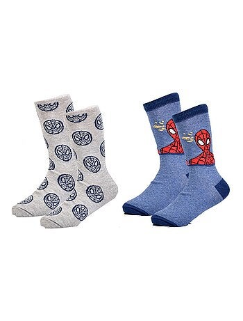 Chaussettes Pack Garçon DISNEY SPIDERMAN - Pack de 2