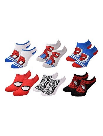 Chaussettes Pack Garçon DISNEY SPIDERMAN - Pack de 6