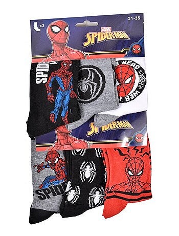 Chaussettes Pack Garçon DISNEY SPIDERMAN - Pack de 6