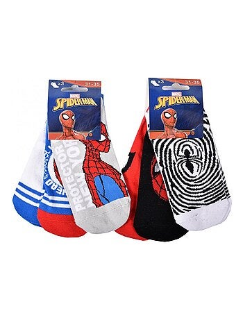 Chaussettes Pack Garçon DISNEY SPIDERMAN - Pack de 9