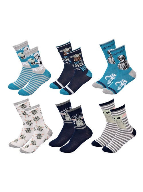 Chaussettes Pack Garçon DISNEY STAR WARS Pack de 6 Paires - Kiabi