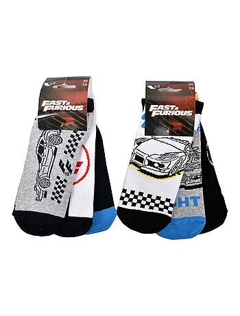 Chaussettes Pack Garçon FAST AND FURIOUS - Pack de 6
