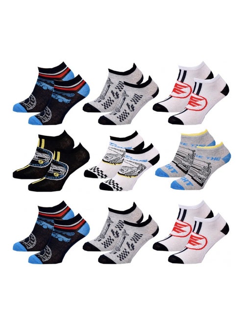 Chaussettes Pack Garçon FAST AND FURIOUS - Pack de 9 - Kiabi